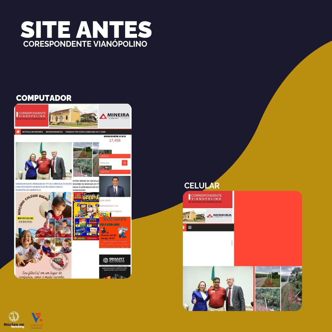 Correspondente Vianopolino antes do meu trabalho