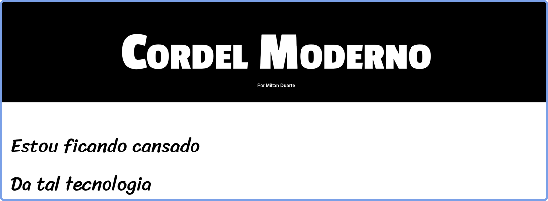 Projeto Cordel por Curso em Vídeo